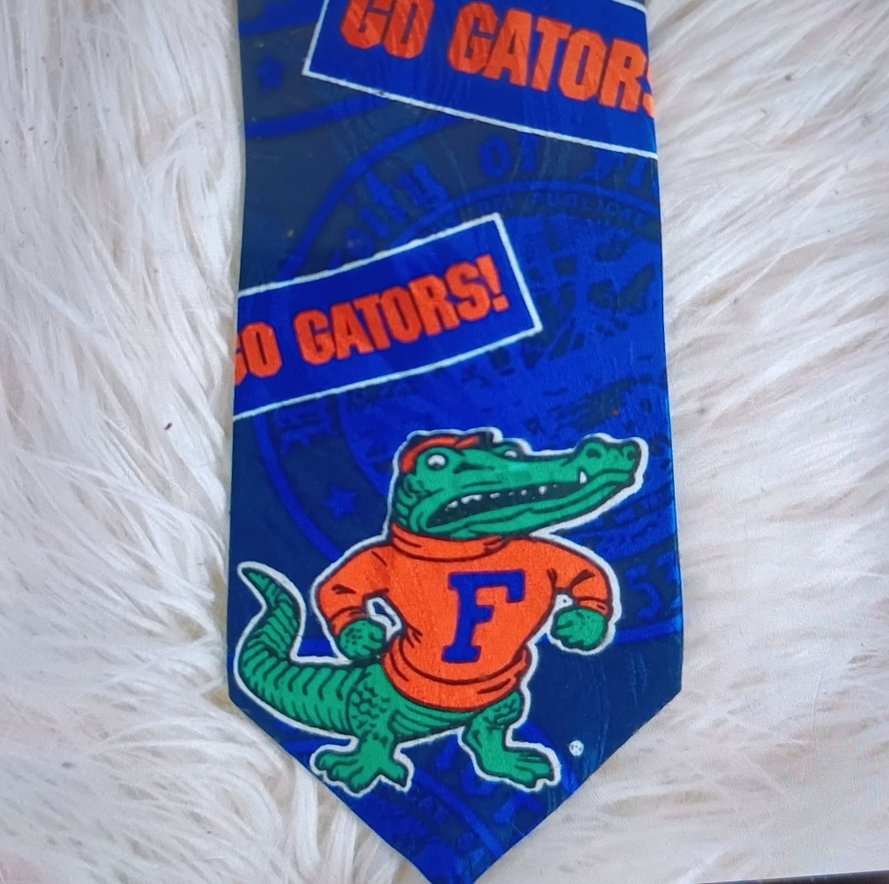 Florida Gator tie. RM Sports silk tie